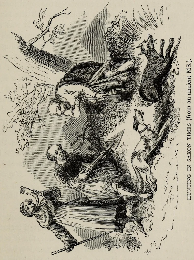An illustration from Old English sports, pastimes and customs, 1891, leaf 35