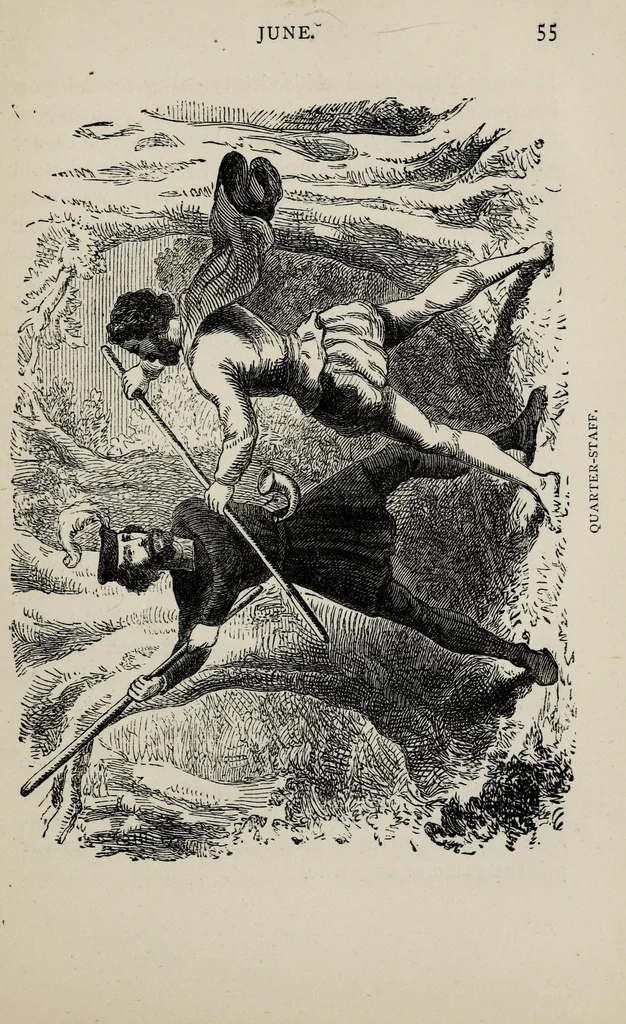 An illustration from Old English sports, pastimes and customs, 1891, leaf 75