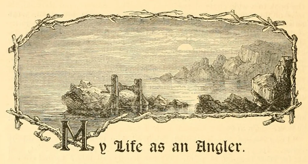 An illustration from An older form of the treatyse of fysshynge wyth an angle, 1883, leaf 74