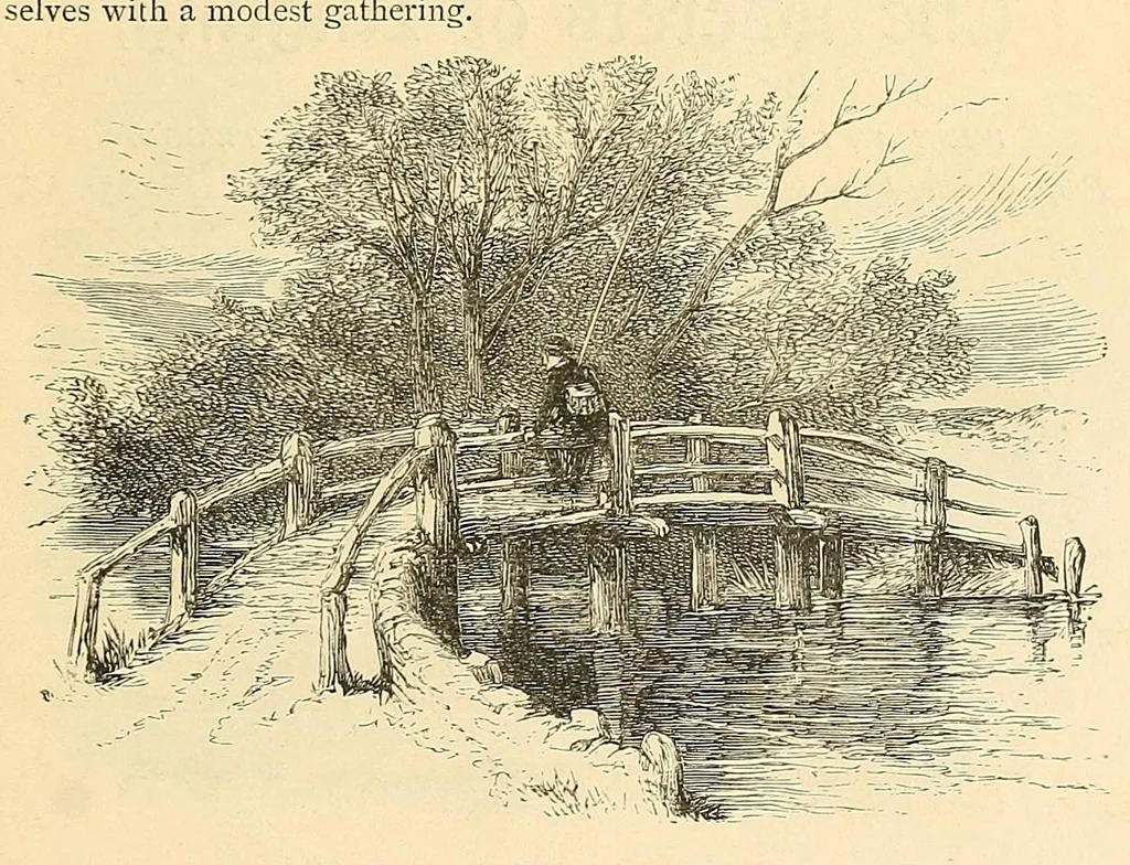 An illustration from An older form of the treatyse of fysshynge wyth an angle, 1883, leaf 79