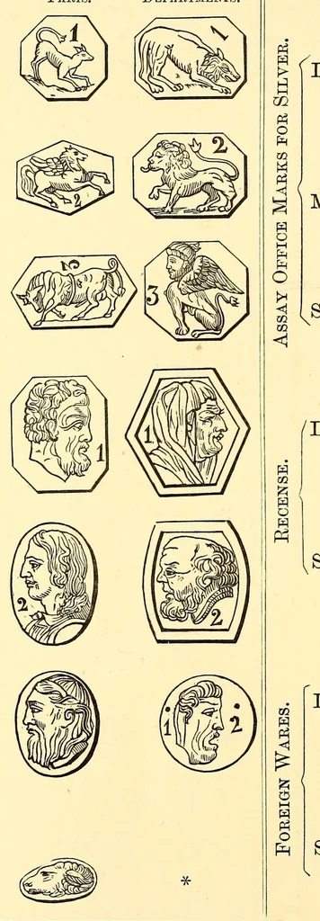 An illustration from Old French plate, its makers and marks, 1893, leaf 108