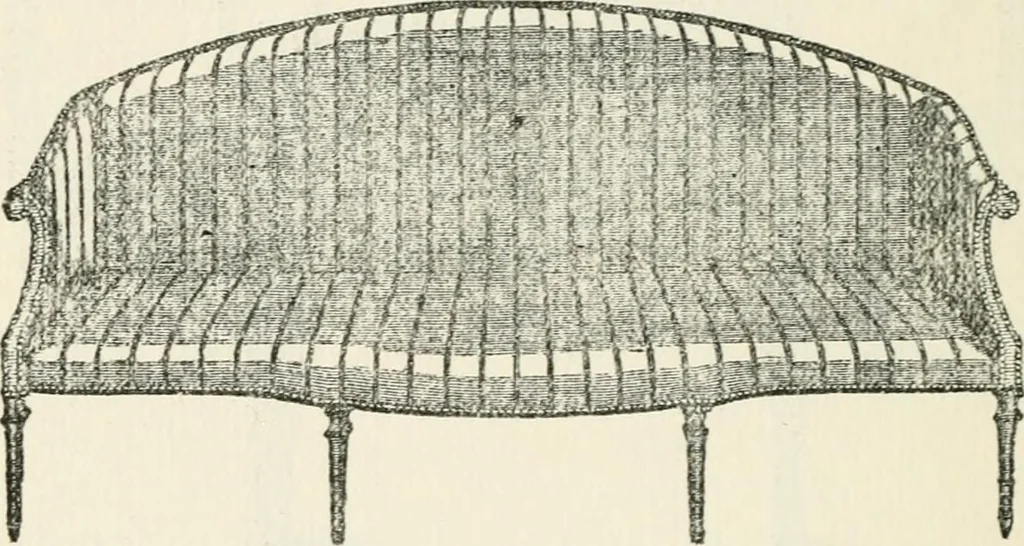 An illustration from How to collect old furniture, 1906, leaf 105