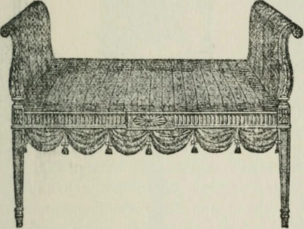 An illustration from How to collect old furniture, 1906, leaf 106