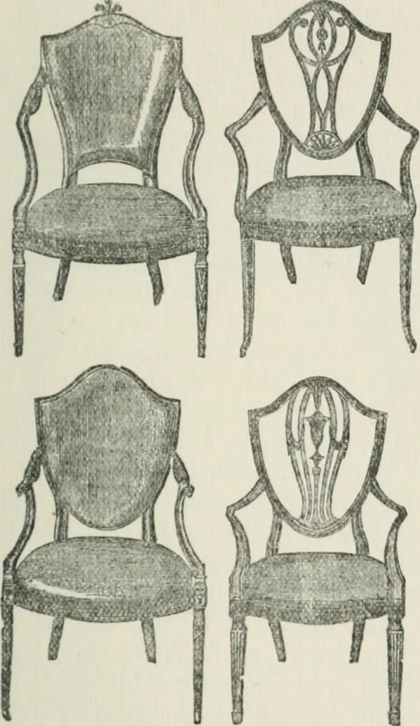 An illustration from How to collect old furniture, 1906, leaf 110