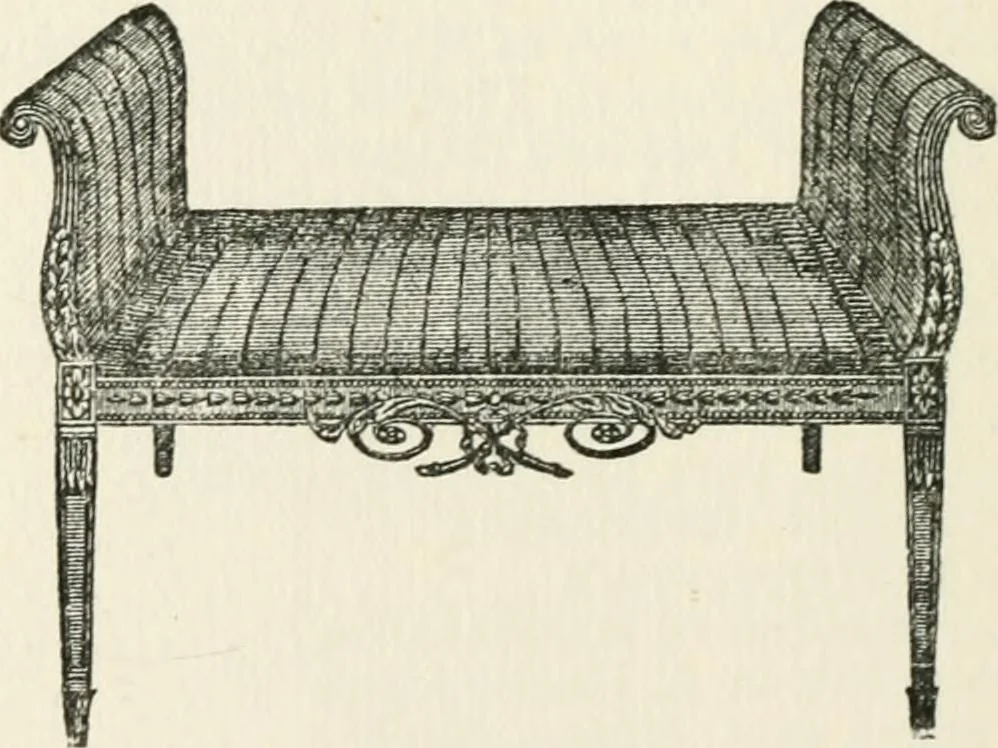 An illustration from How to collect old furniture, 1906, leaf 19