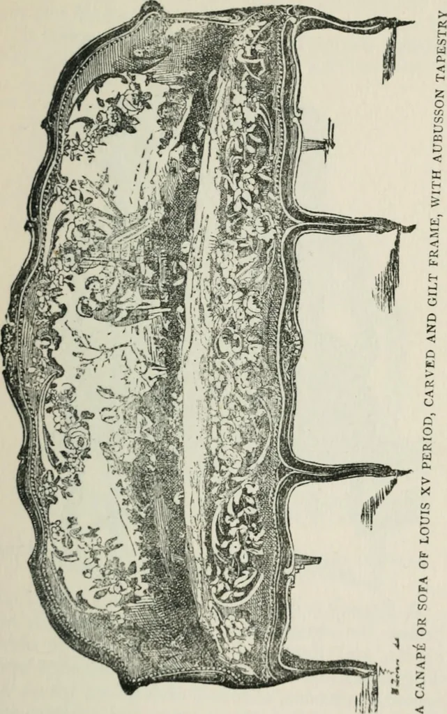 An illustration from How to collect old furniture, 1906, leaf 54