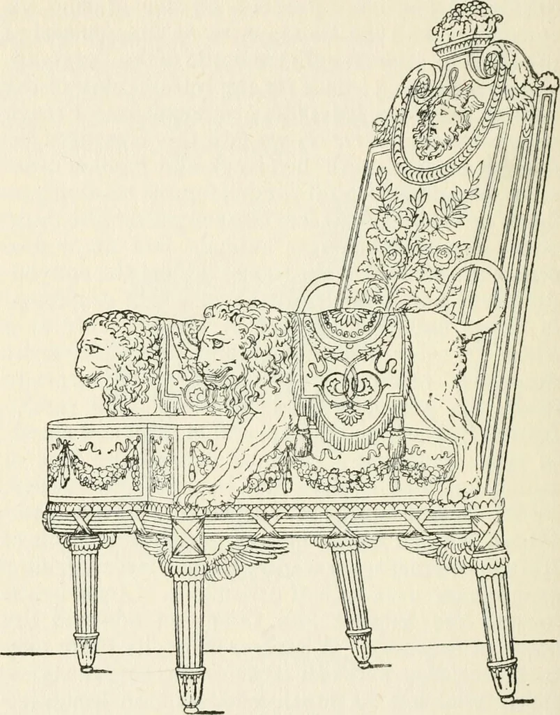 An illustration from How to collect old furniture, 1906, leaf 61