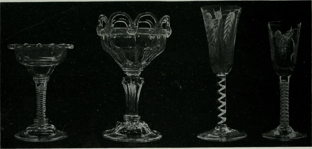 An illustration from Old glass and how to collect it, 1900, leaf 102