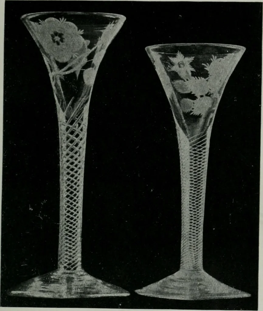 An illustration from Old glass and how to collect it, 1900, leaf 136
