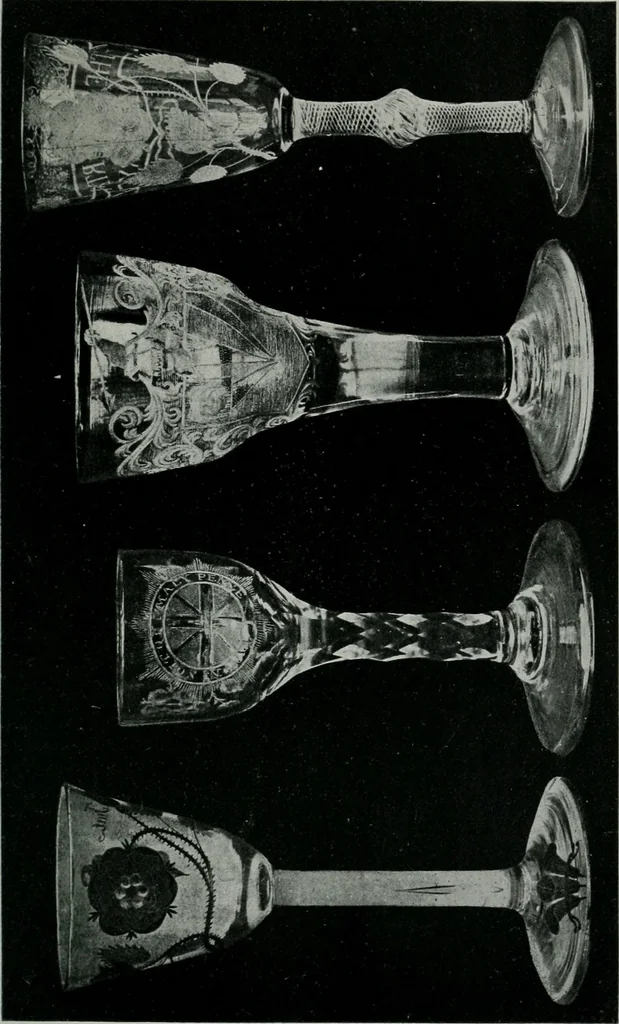 An illustration from Old glass and how to collect it, 1900, leaf 156