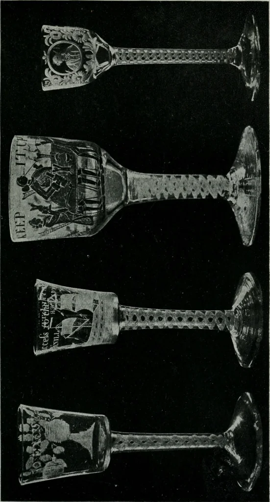 An illustration from Old glass and how to collect it, 1900, leaf 164