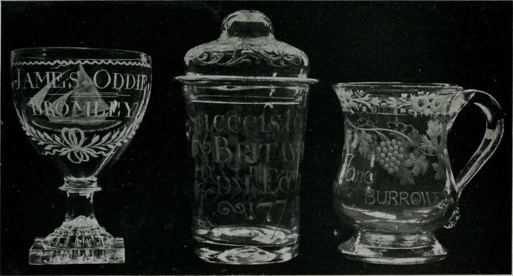 An illustration from Old glass and how to collect it, 1900, leaf 168
