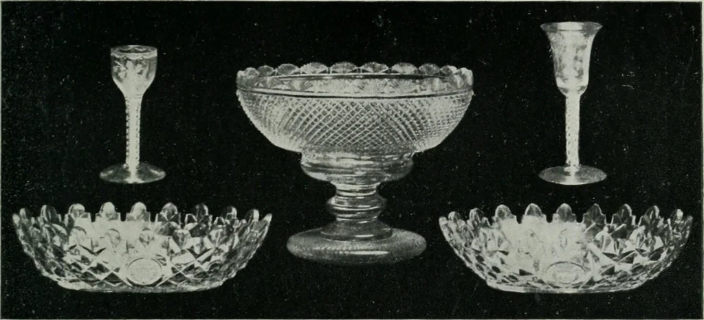An illustration from Old glass and how to collect it, 1900, leaf 228
