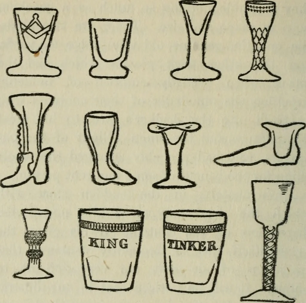 An illustration from Old glass and how to collect it, 1900, leaf 239