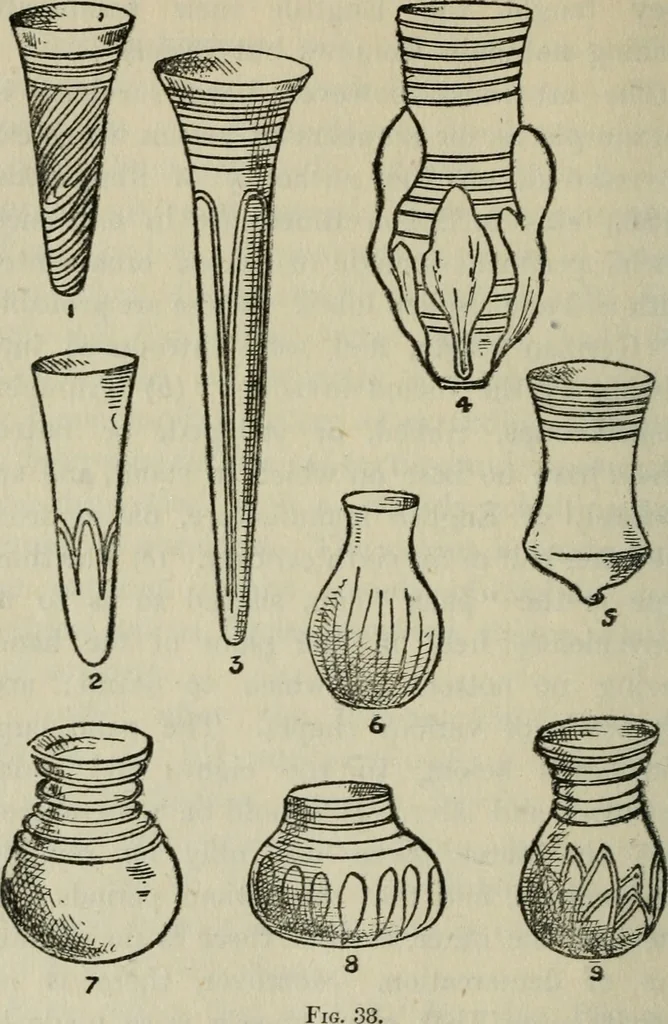 An illustration from Old glass and how to collect it, 1900, leaf 43