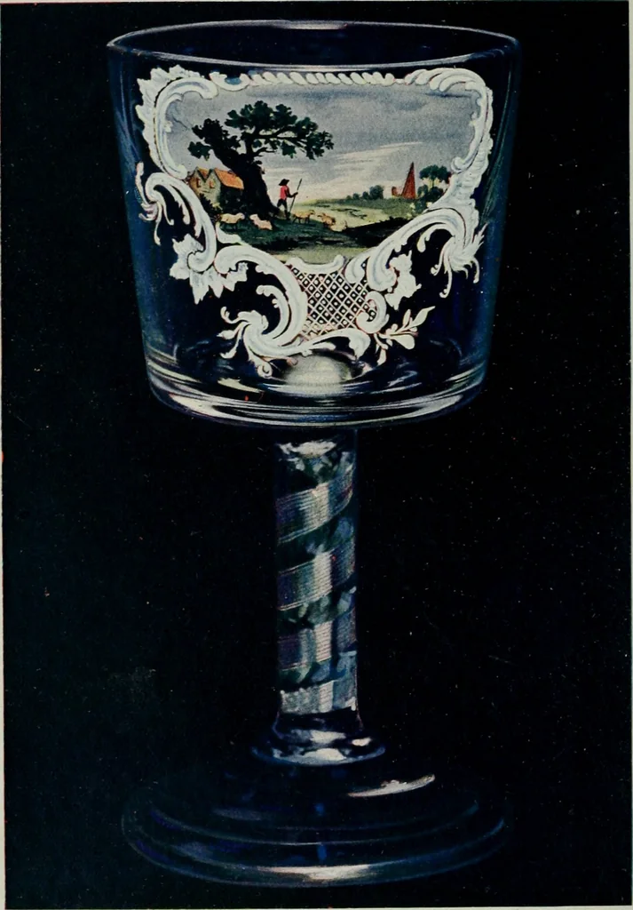 An illustration from Old glass and how to collect it, 1900, leaf 7