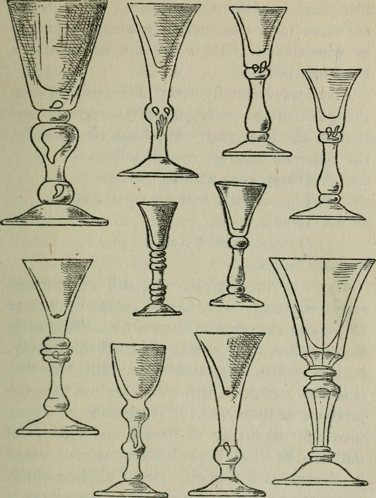 An illustration from Old glass and how to collect it, 1900, leaf 76
