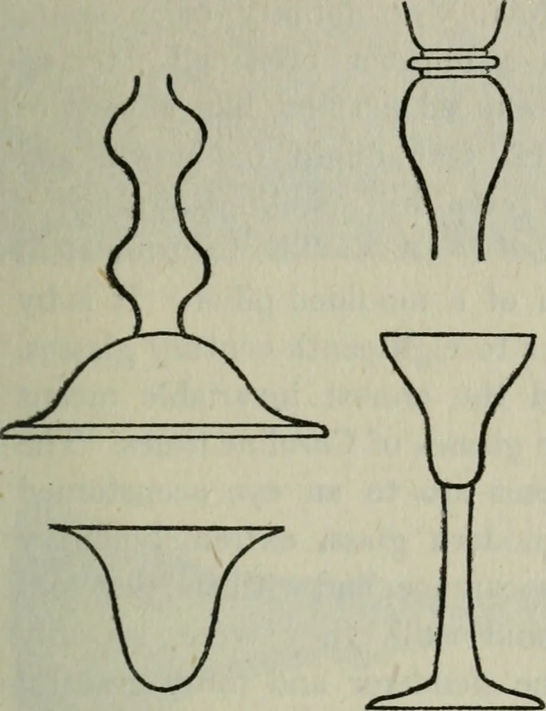 An illustration from Old glass and how to collect it, 1900, leaf 86