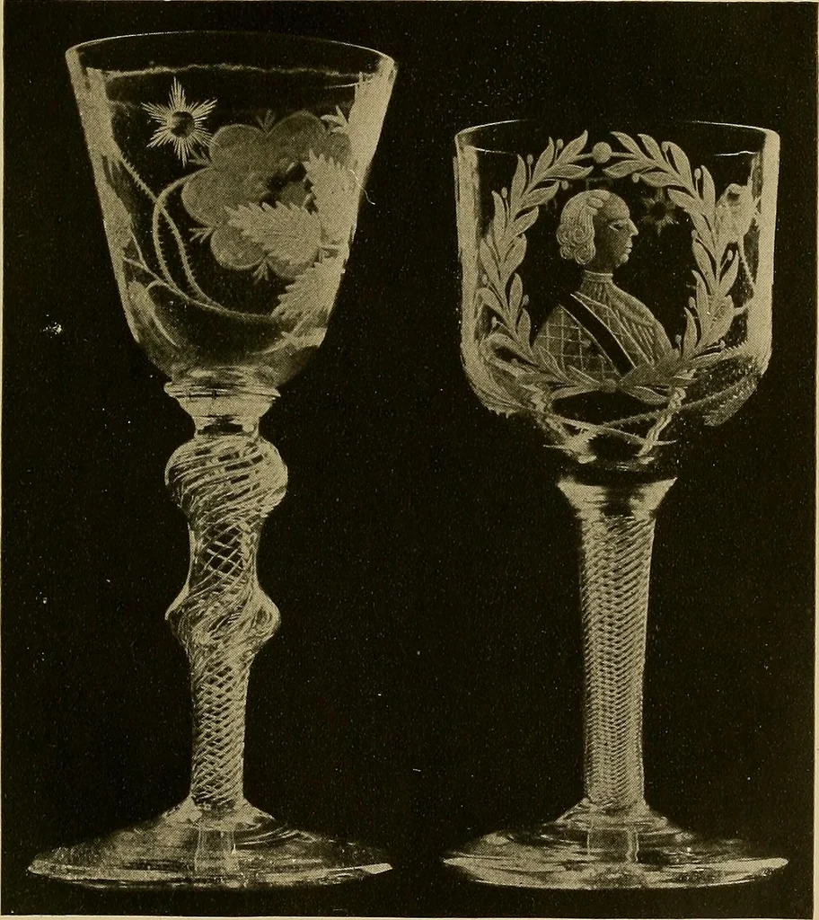 An illustration from Old glass and how to collect it, 1916, leaf 142