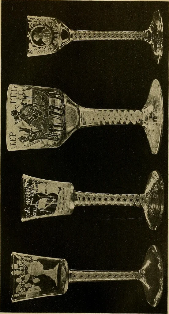 An illustration from Old glass and how to collect it, 1916, leaf 164