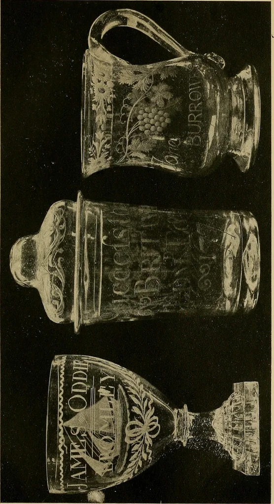 An illustration from Old glass and how to collect it, 1916, leaf 168
