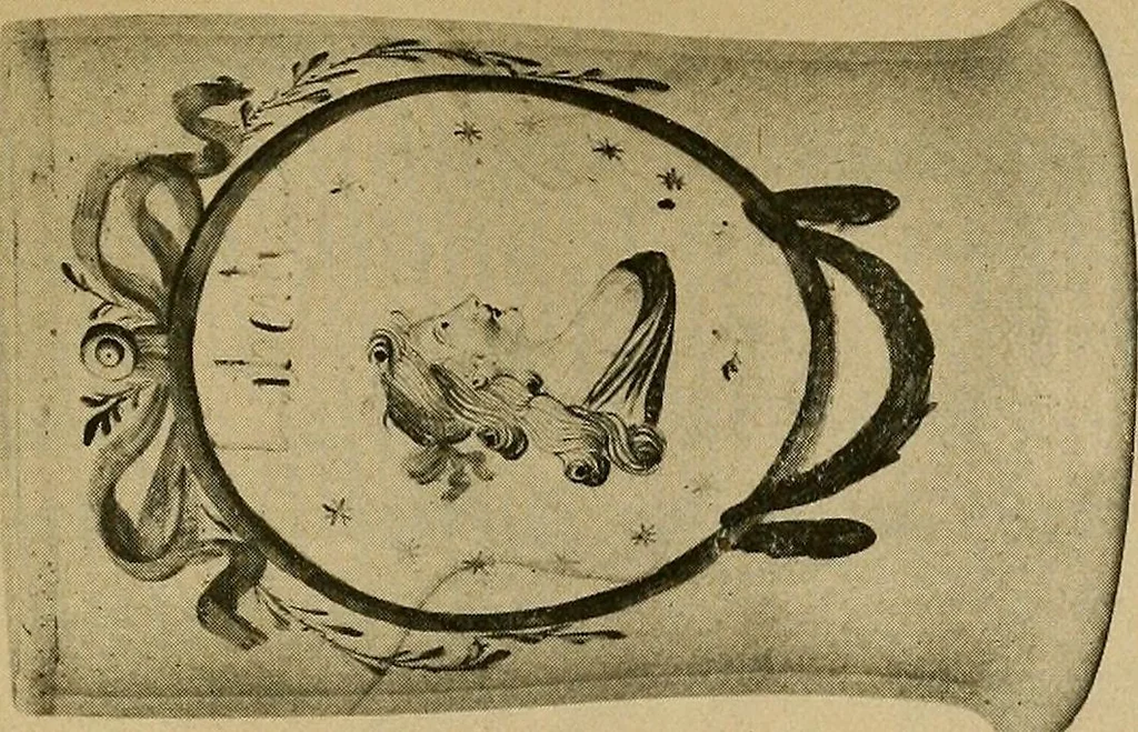 An illustration from Old glass and how to collect it, 1916, leaf 176