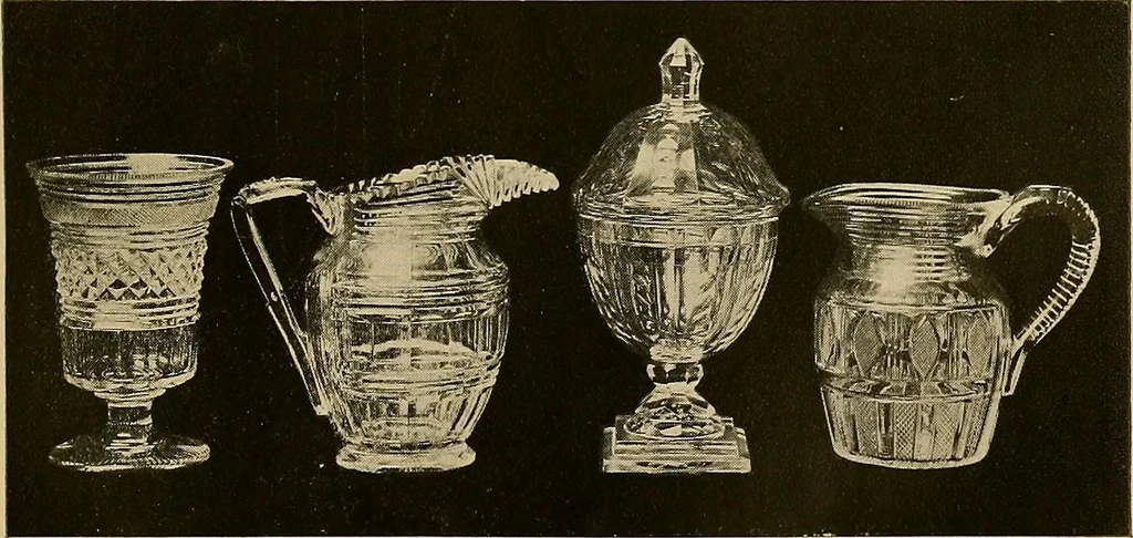 An illustration from Old glass and how to collect it, 1916, leaf 196