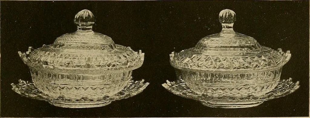 An illustration from Old glass and how to collect it, 1916, leaf 204