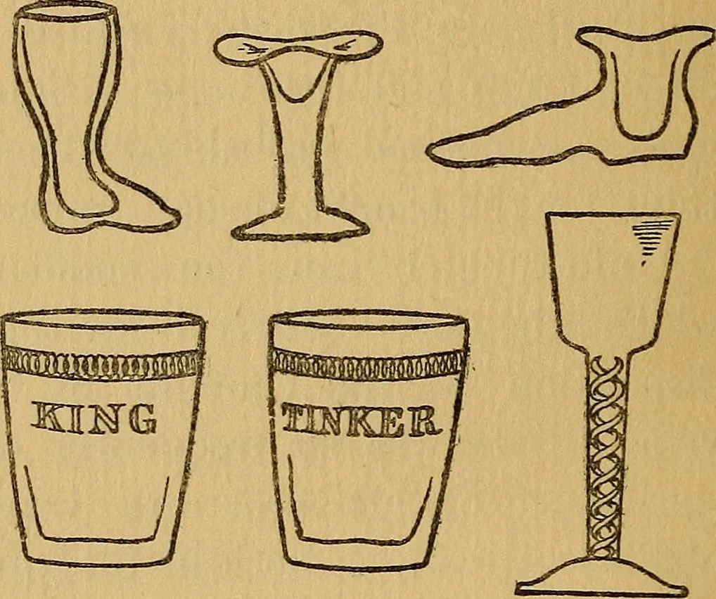 An illustration from Old glass and how to collect it, 1916, leaf 239