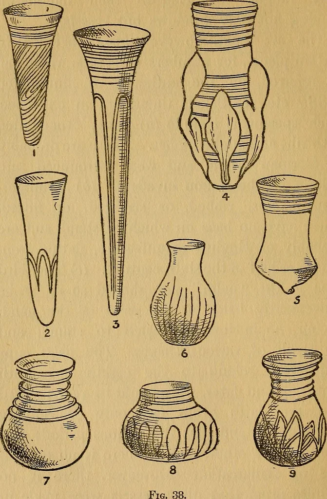An illustration from Old glass and how to collect it, 1916, leaf 43