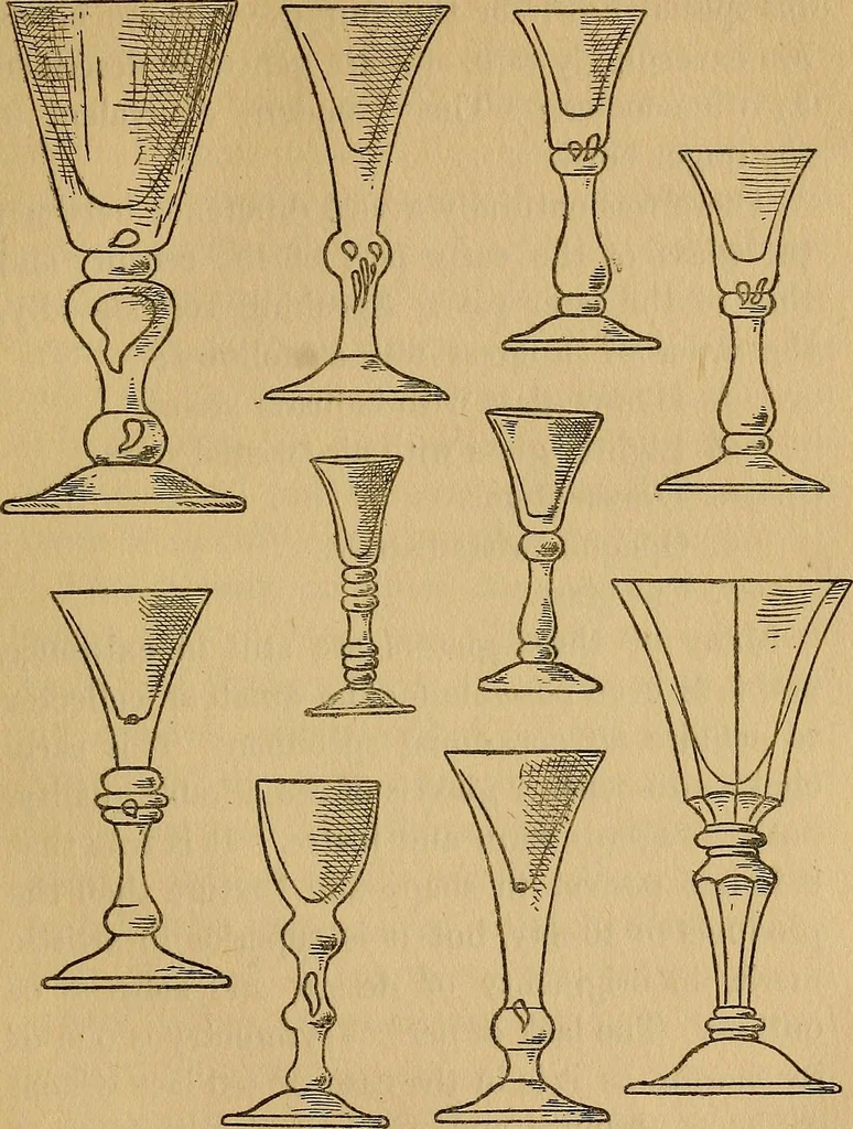 An illustration from Old glass and how to collect it, 1916, leaf 76