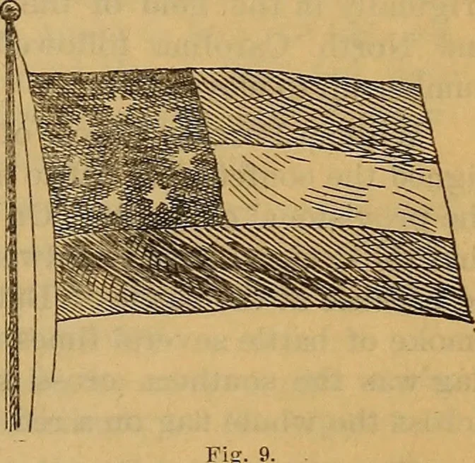 An illustration from "Old glory," the flag of our country, 1894, leaf 22