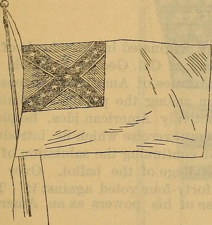 An illustration from "Old glory," the flag of our country, 1894, leaf 24