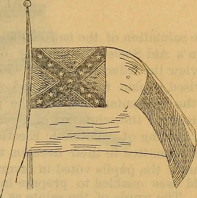 An illustration from "Old glory," the flag of our country, 1894, leaf 24