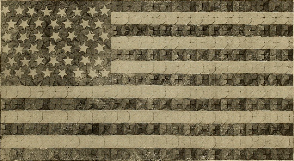 An illustration from "Old glory," the flag of our country, 1894, leaf 4