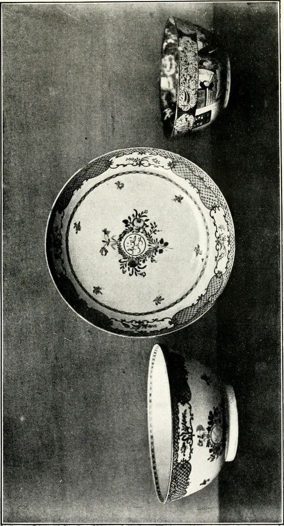 An illustration from Old Hyderabad China : (history, legend, and characteristics), 1916, leaf 104