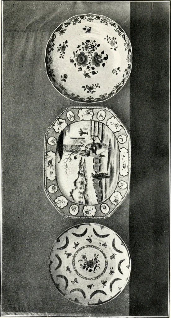 An illustration from Old Hyderabad China : (history, legend, and characteristics), 1916, leaf 84