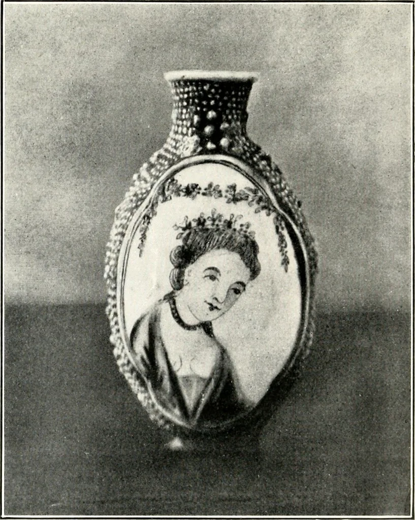 An illustration from Old Hyderabad China : (history, legend, and characteristics), 1916, leaf 87