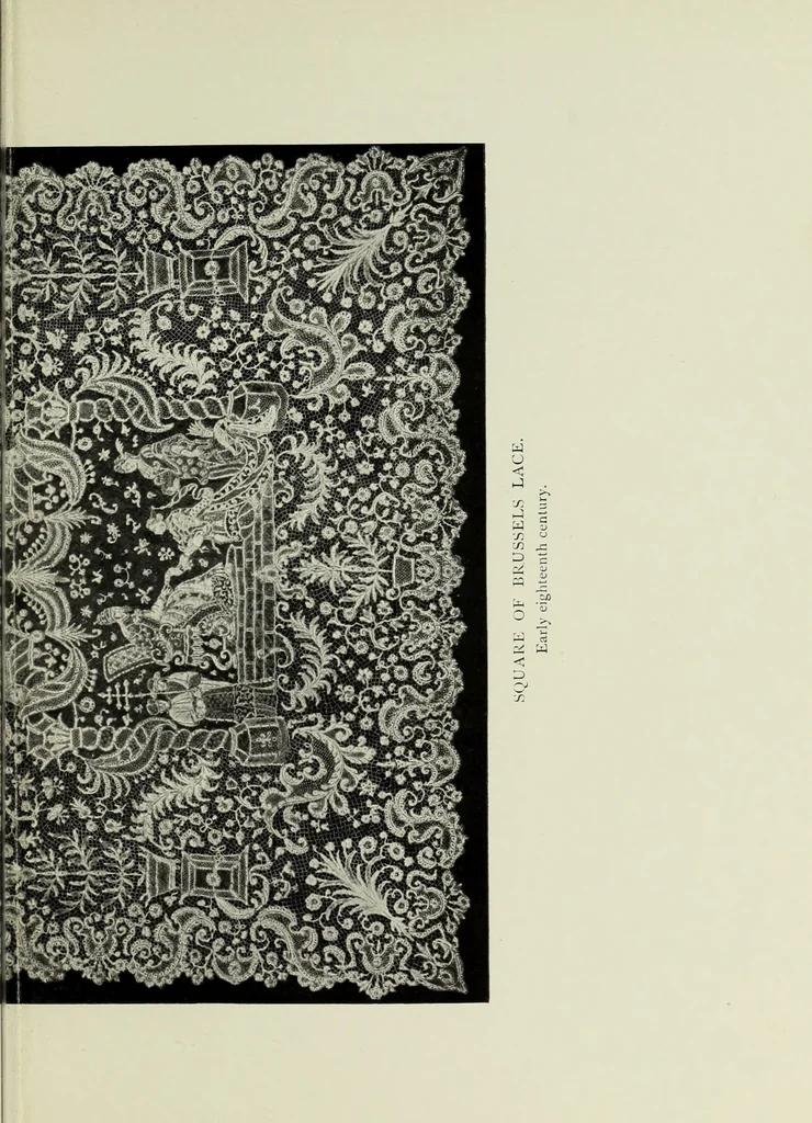 An illustration from Old lace : a handbook for collectors; an account of the different styles of lace, their history, characteristics & manufacture, 1908, leaf 152