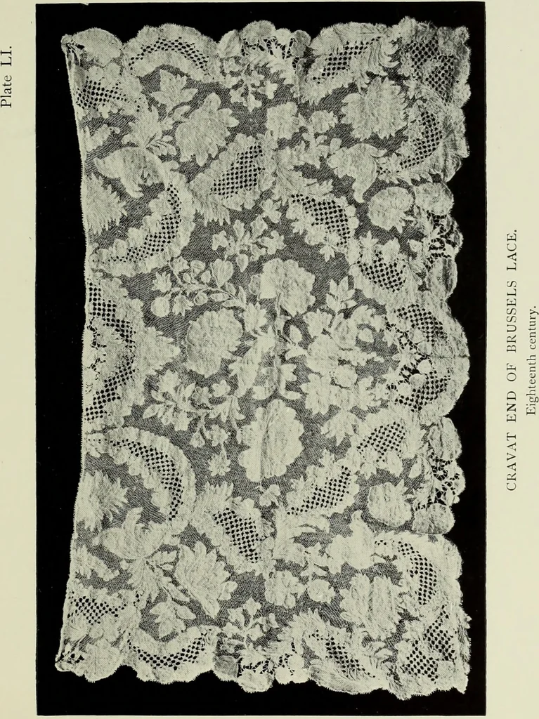 An illustration from Old lace : a handbook for collectors; an account of the different styles of lace, their history, characteristics & manufacture, 1908, leaf 162