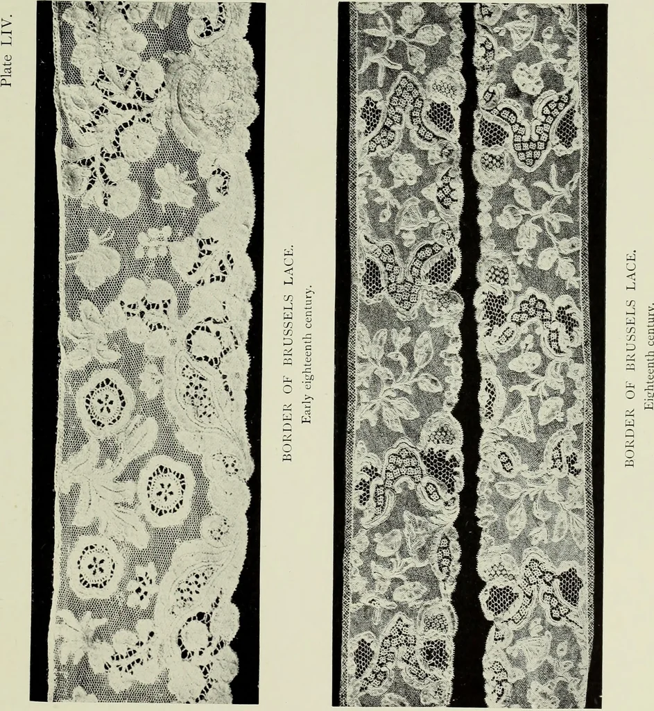 An illustration from Old lace : a handbook for collectors; an account of the different styles of lace, their history, characteristics & manufacture, 1908, leaf 170