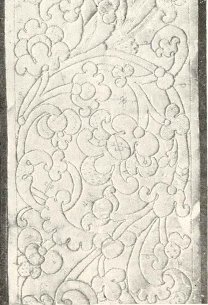 An illustration from Old lace, a handbook for collectors; an account of the different styles of lace, their history, characteristics & manufacture, 1909, leaf 102