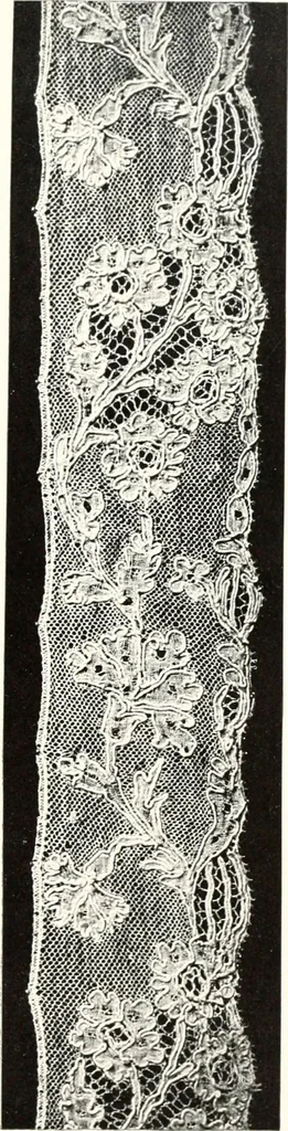 An illustration from Old lace, a handbook for collectors; an account of the different styles of lace, their history, characteristics & manufacture, 1909, leaf 176