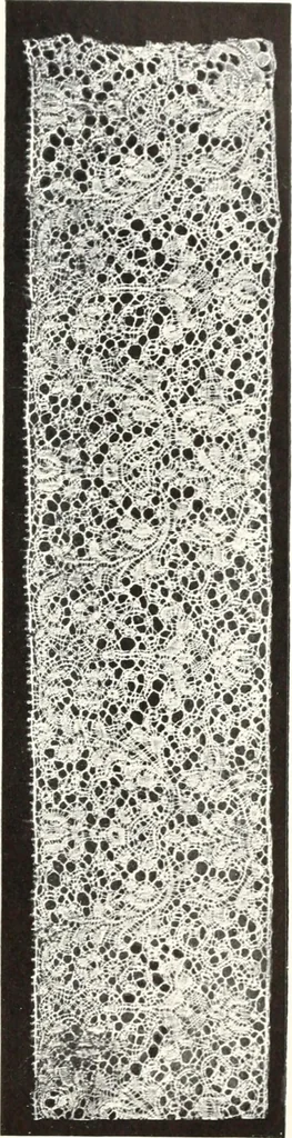 An illustration from Old lace, a handbook for collectors; an account of the different styles of lace, their history, characteristics & manufacture, 1909, leaf 186