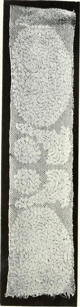 An illustration from Old lace, a handbook for collectors; an account of the different styles of lace, their history, characteristics & manufacture, 1909, leaf 201