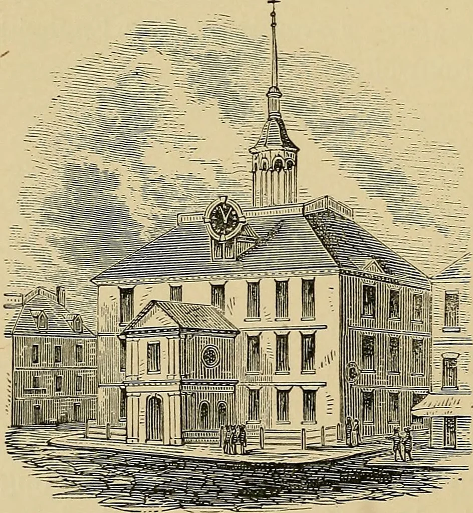 An illustration from Old landmarks and historic personages of Boston, 1901, leaf 113
