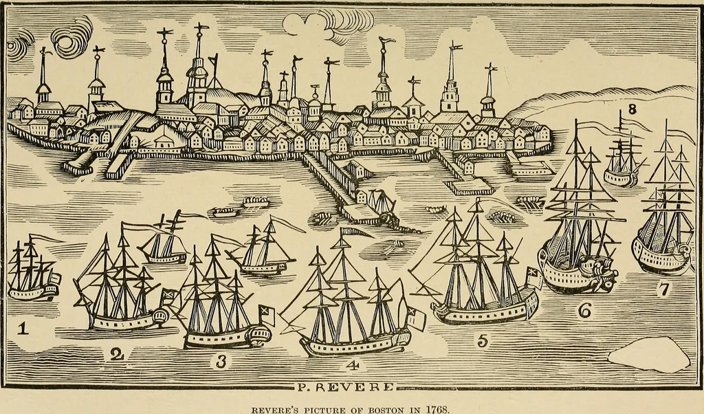 An illustration from Old landmarks and historic personages of Boston, 1901, leaf 152