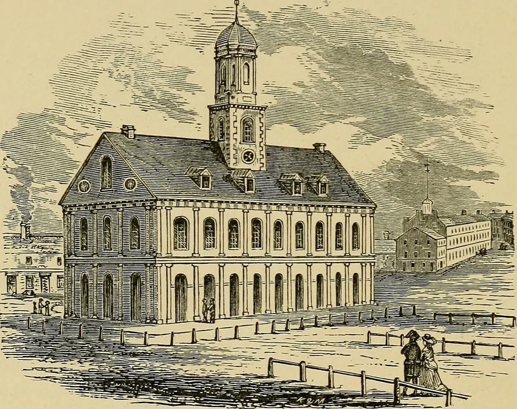 An illustration from Old landmarks and historic personages of Boston, 1901, leaf 167