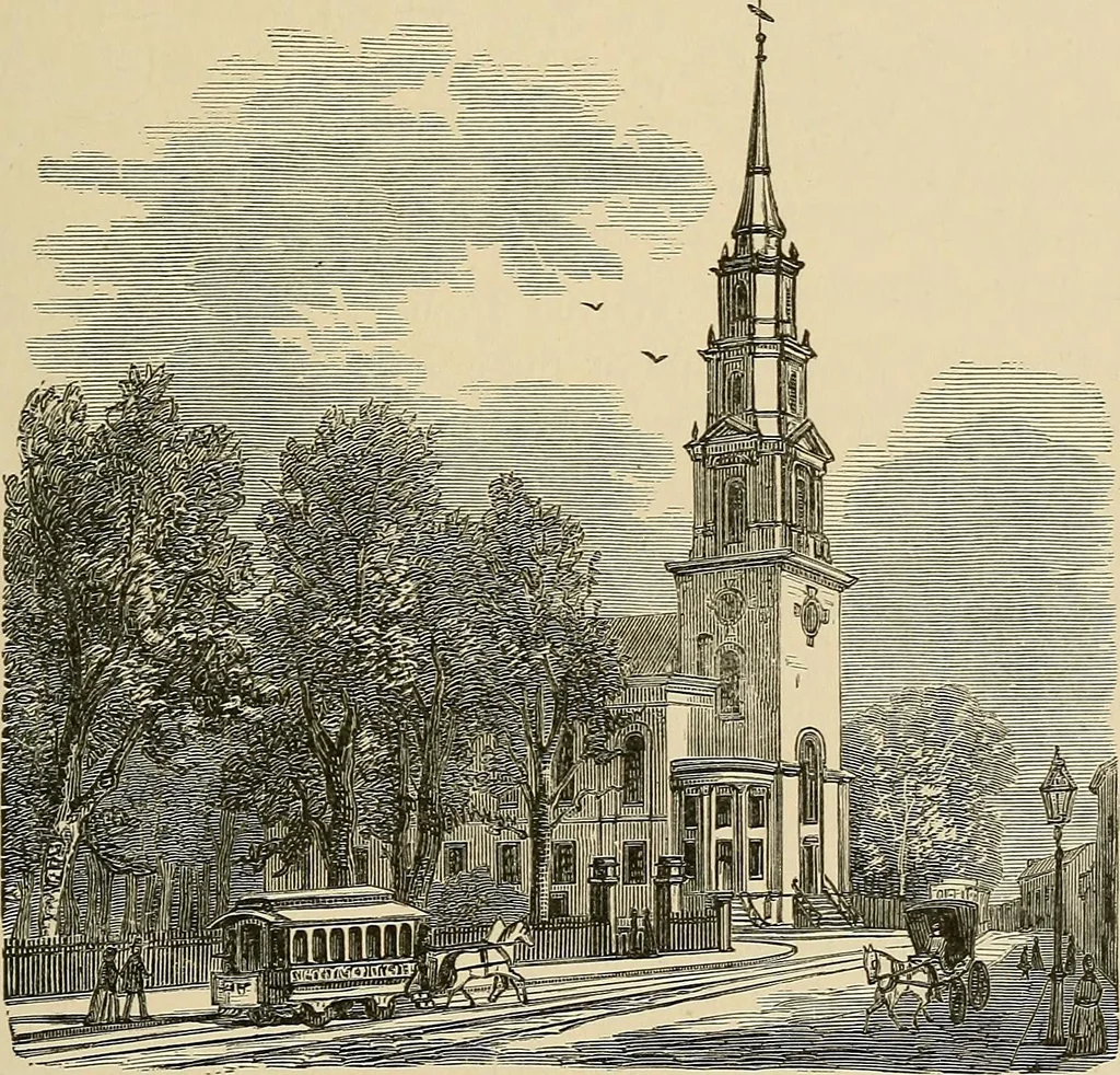 An illustration from Old landmarks and historic personages of Boston, 1901, leaf 340