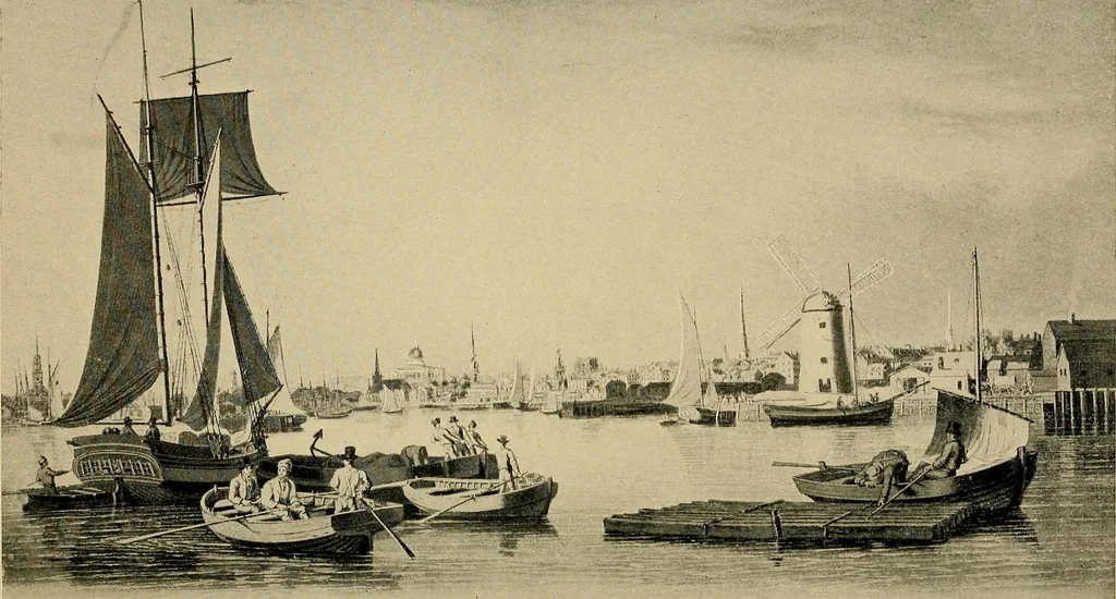 An illustration from Old landmarks and historic personages of Boston, 1901, leaf 9